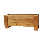 گلدان‌چوبی : ابعاد (طول 84 در عرض 27 و ارتفاع با پایه 34)