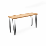 کنسول چوبی : ابعاد (طول 98 عرض 28 ارتفاع پایه 70)